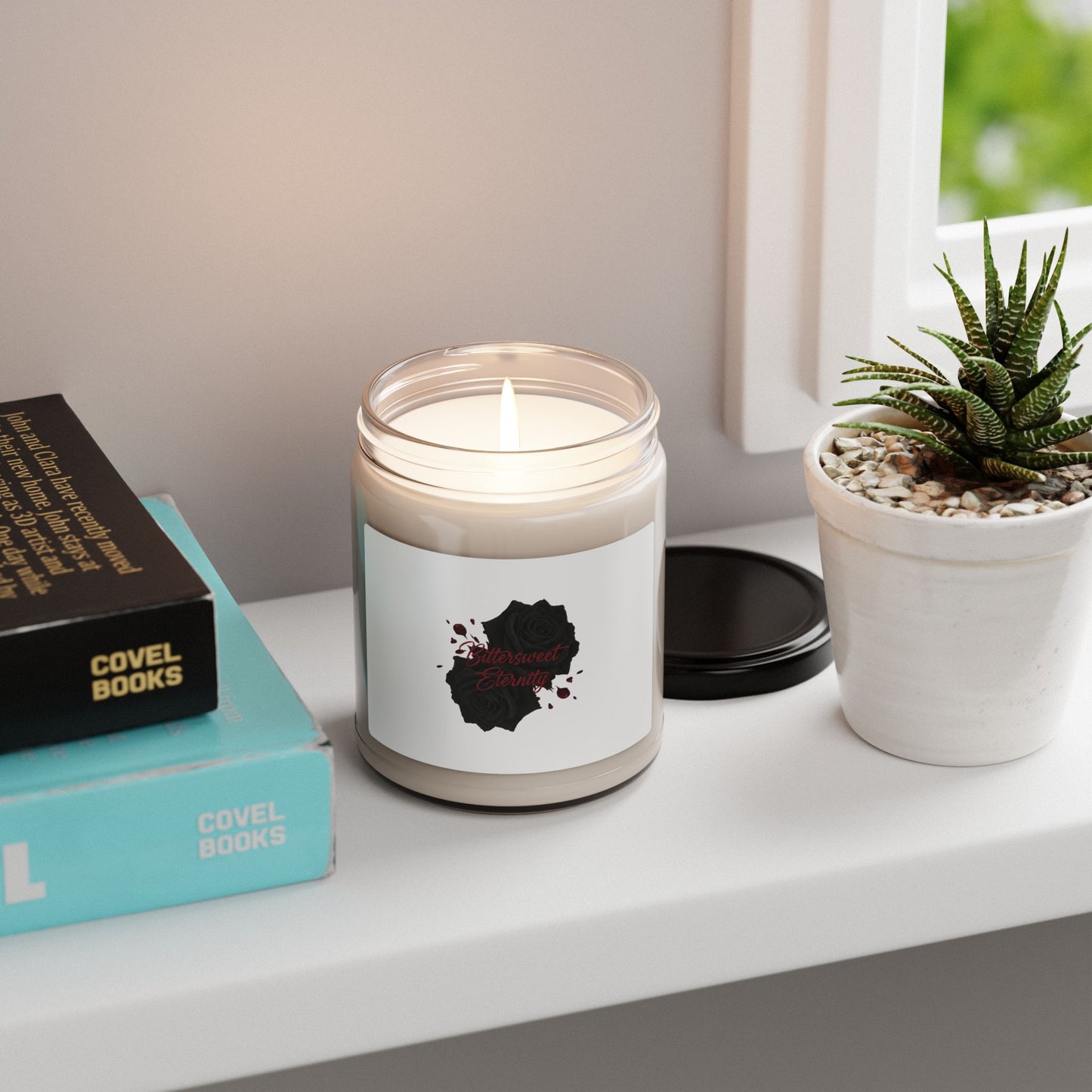 Black Rose Valentine Candle | Dark Romance, Goth Valentine Soy Candle