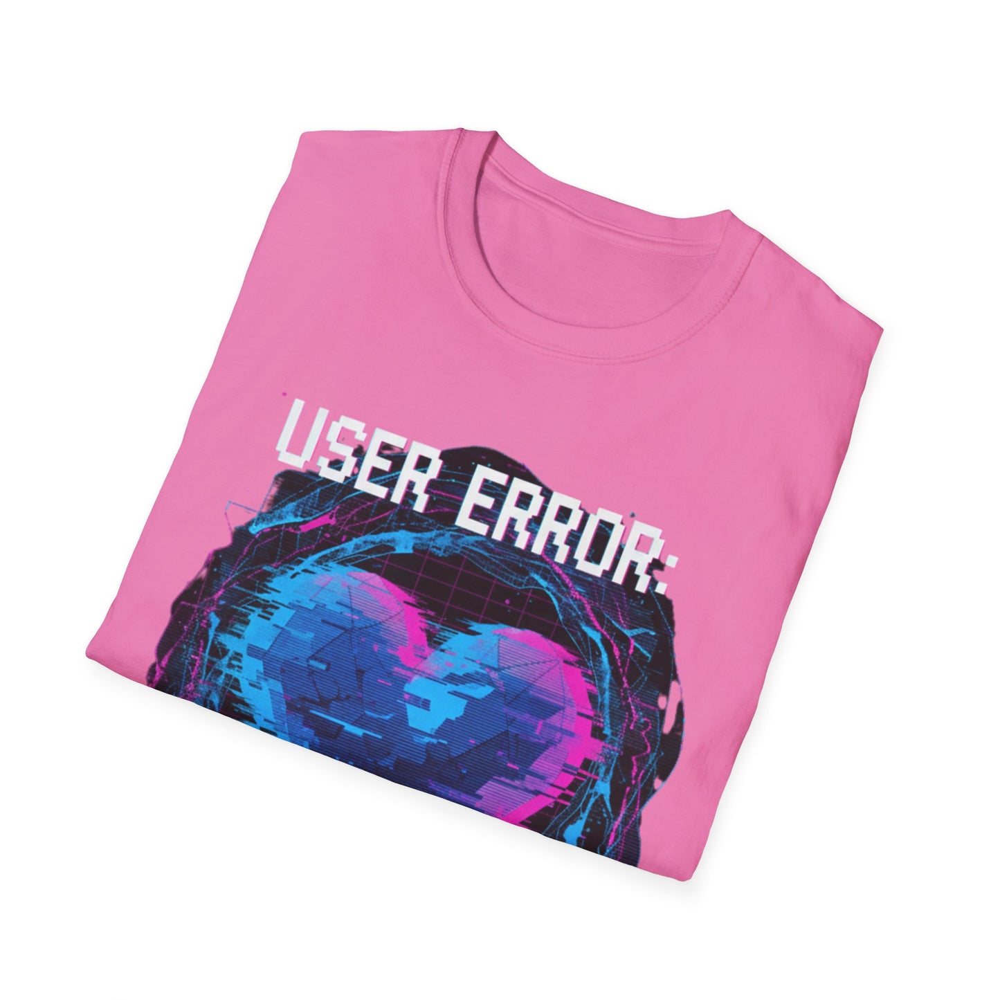 Glitch Heart Too Much Love T-Shirt | Vaporwave Retro Pixel Heart Tee
