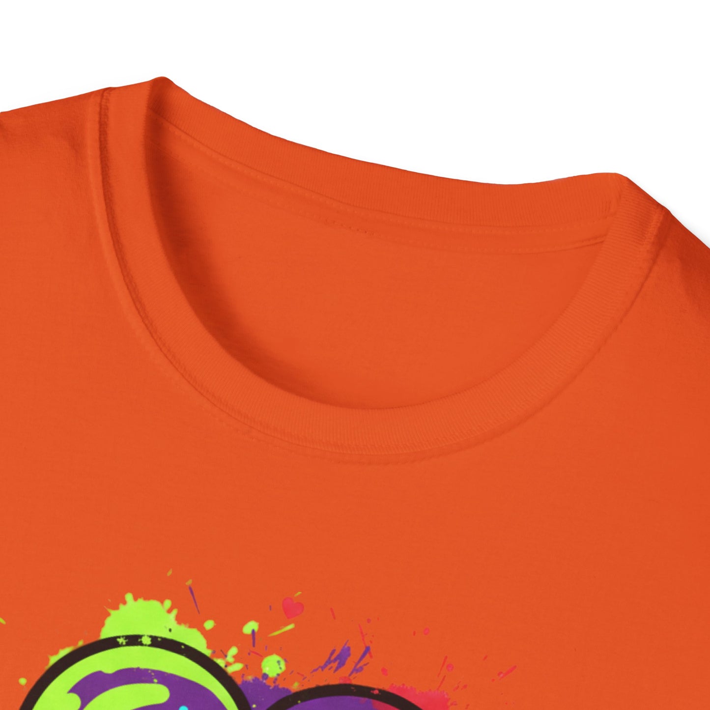 Neon Drip Heart Love Potion T-Shirt | Vibrant EKG Graphic