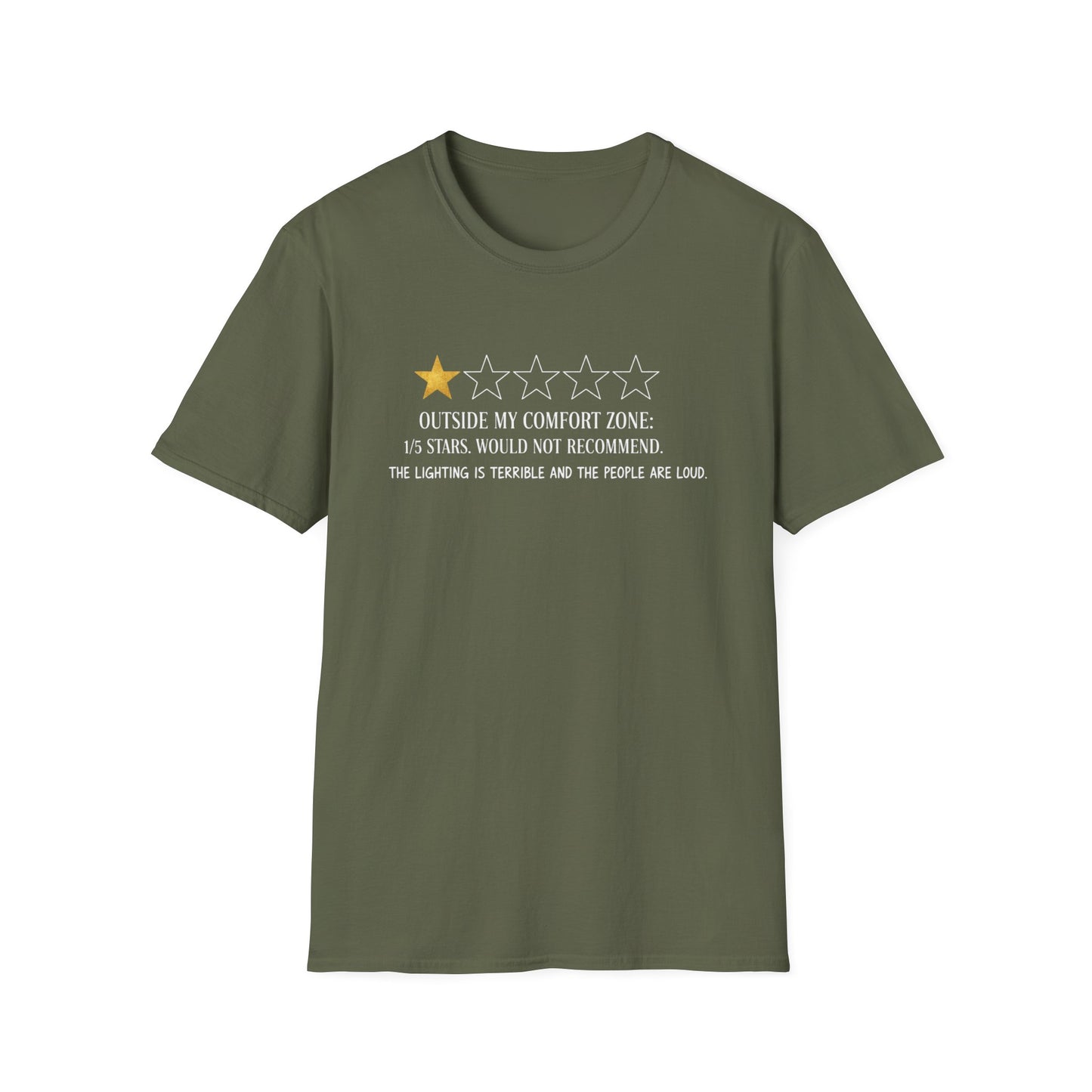 Outside My Comfort Zone Unisex Softstyle T-Shirt