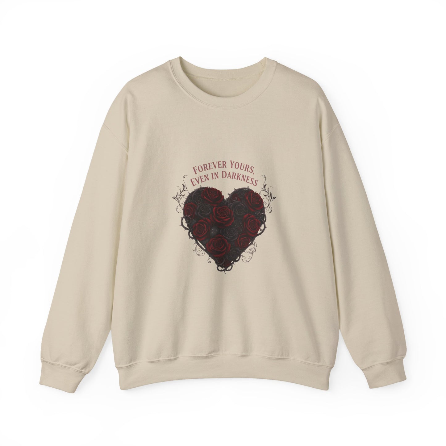 Forever Yours Heart Sweatshirt | goth valentine, dark romance