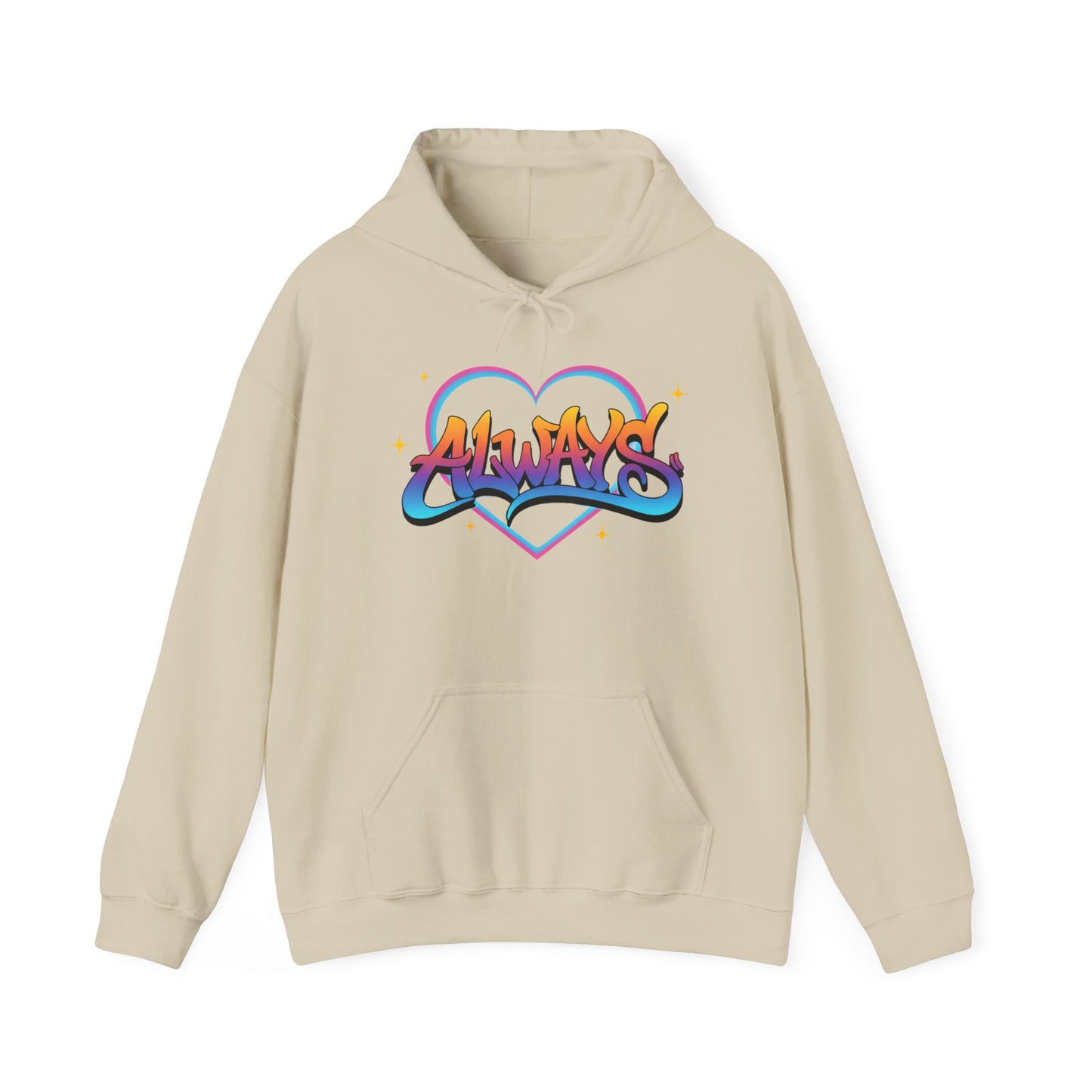 Always Love graffiti hoodie | Hooded Sweatshirt