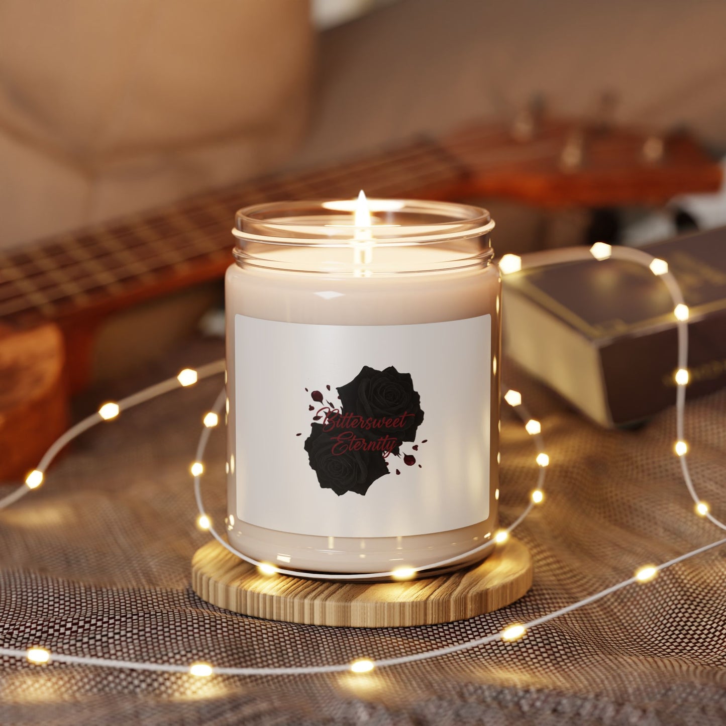 Black Rose Valentine Candle | Dark Romance, Goth Valentine Soy Candle