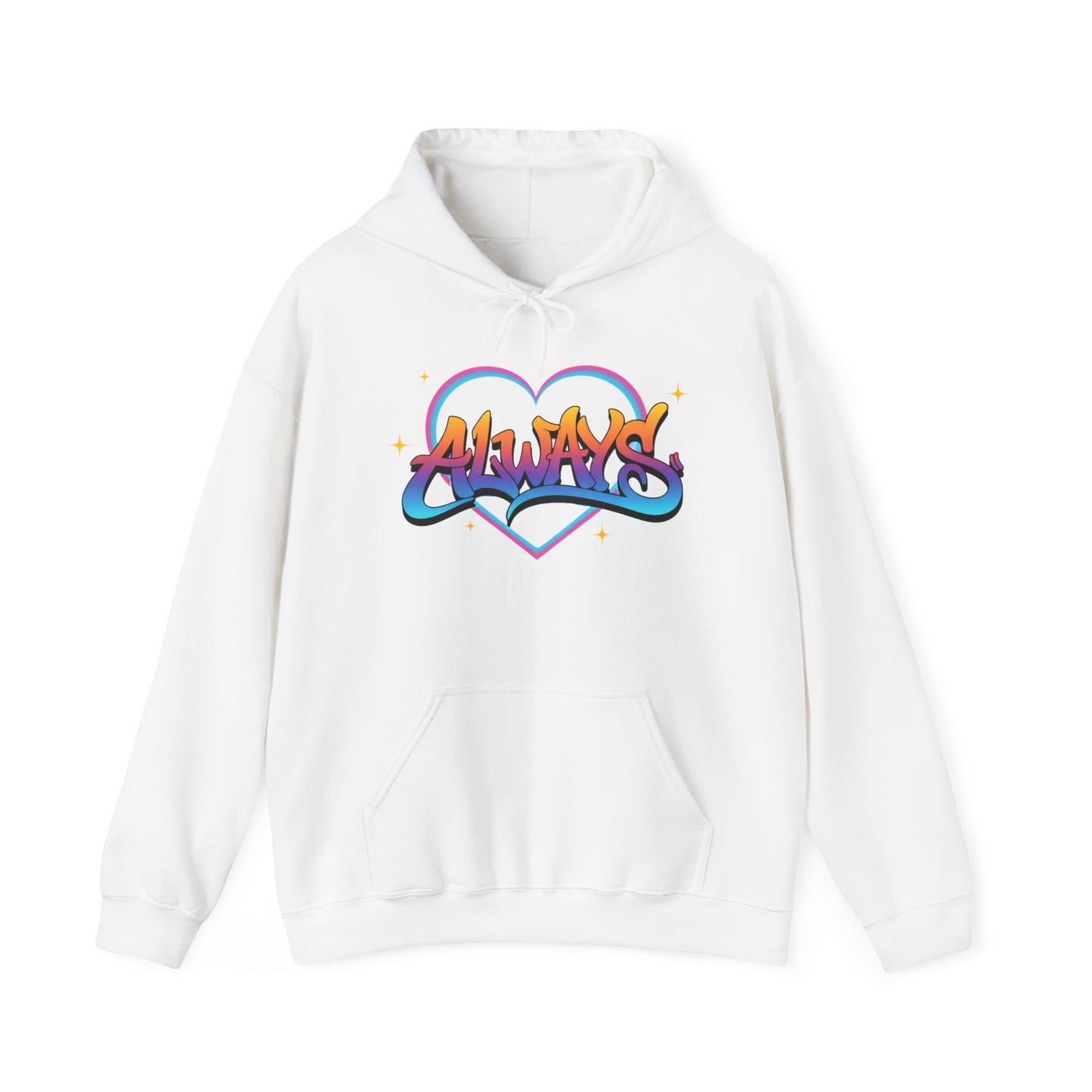 Always Love graffiti hoodie | Hooded Sweatshirt