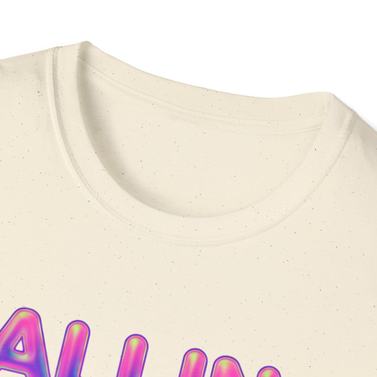 Falling Drip Heart T-Shirt | Neon Pink Purple Splash