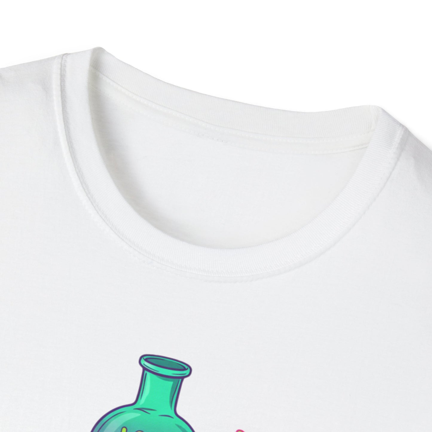 Love Potion Heart Splash T-Shirt | Addictive Neon Potion Design