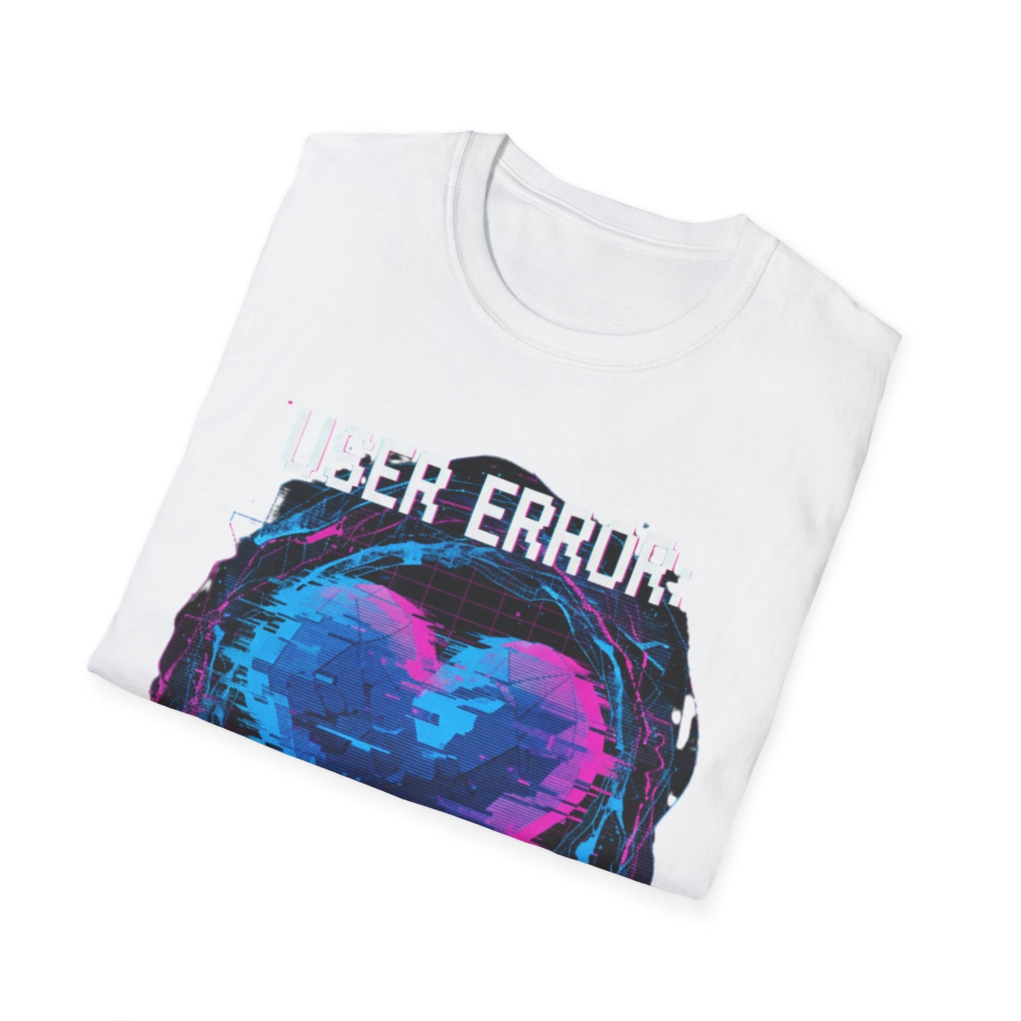 Glitch Heart Too Much Love T-Shirt | Vaporwave Retro Pixel Heart Tee