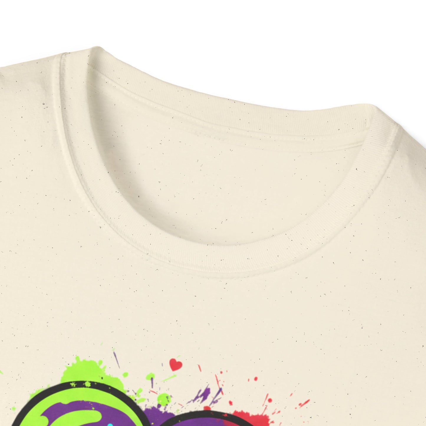 Neon Drip Heart Love Potion T-Shirt | Vibrant EKG Graphic