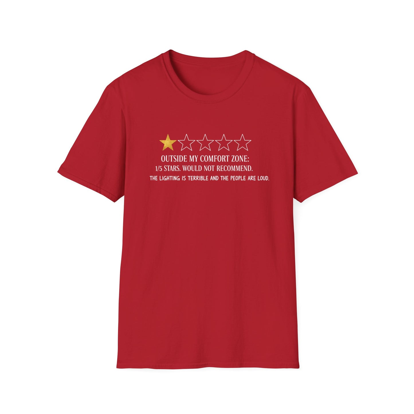 Outside My Comfort Zone Unisex Softstyle T-Shirt
