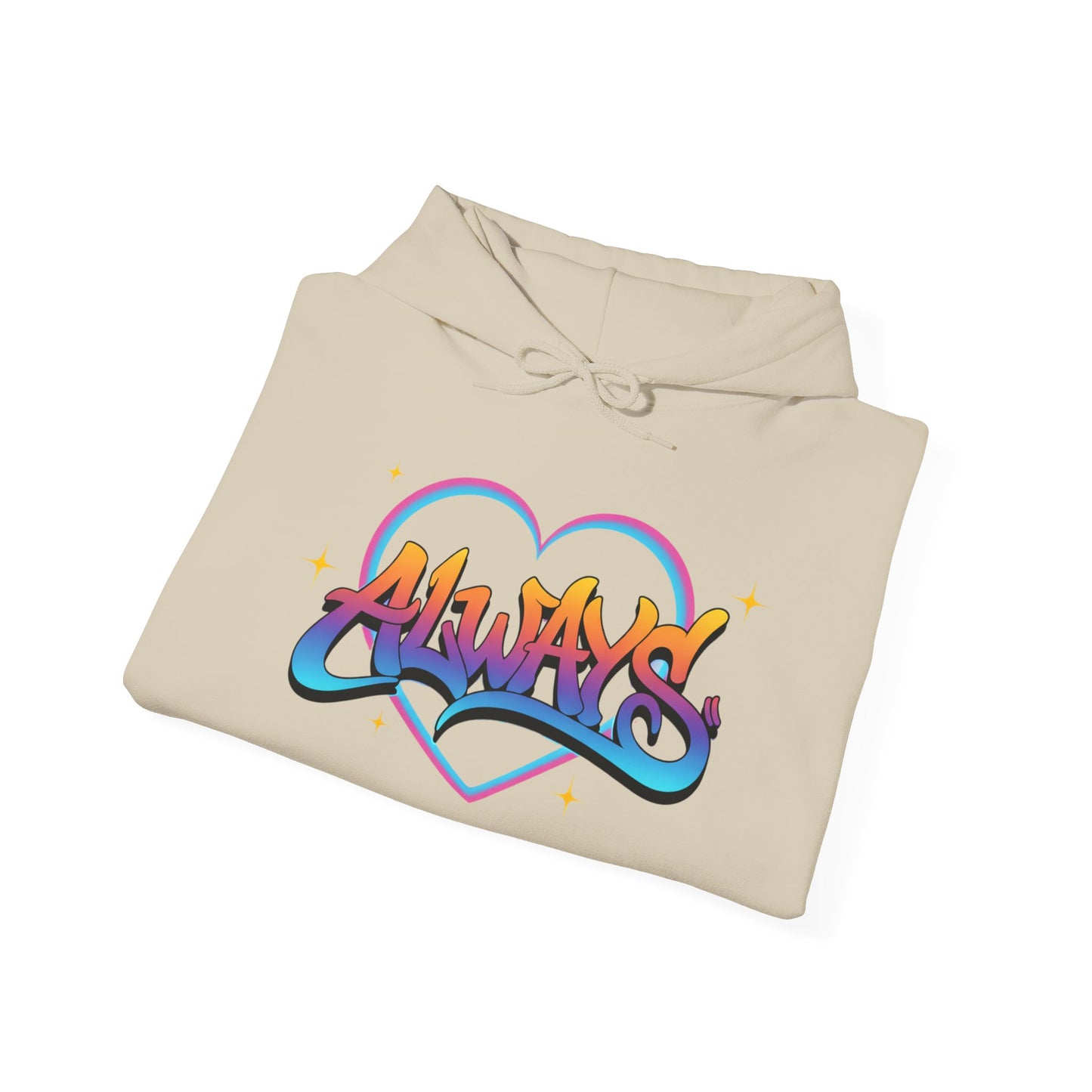 Always Love graffiti hoodie | Hooded Sweatshirt
