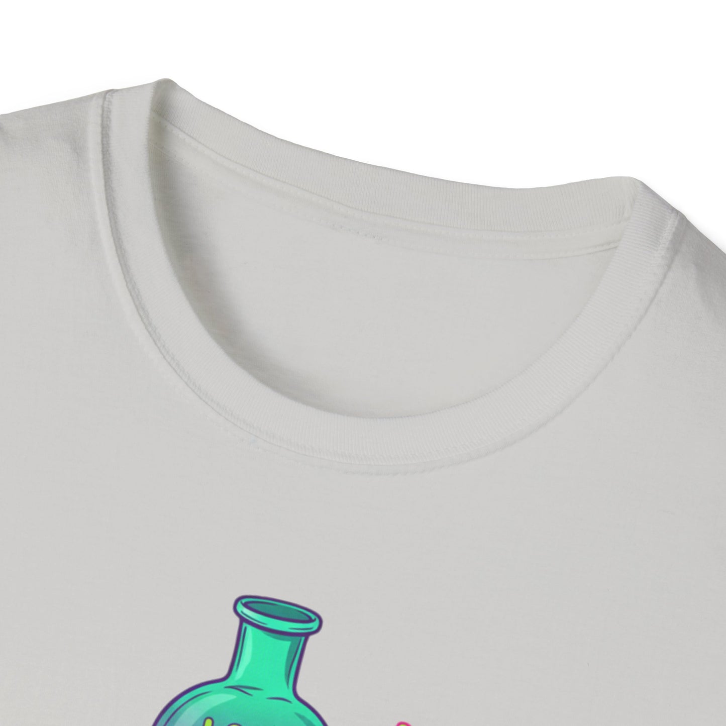 Love Potion Heart Splash T-Shirt | Addictive Neon Potion Design