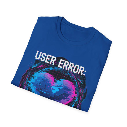 Glitch Heart Too Much Love T-Shirt | Vaporwave Retro Pixel Heart Tee