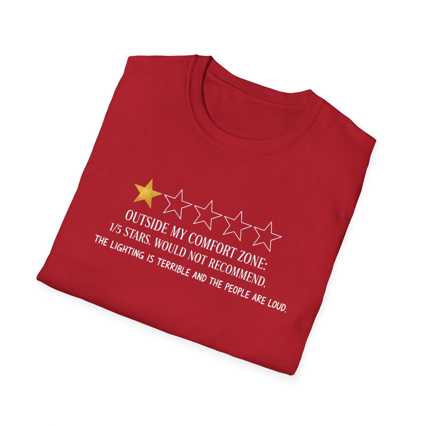 Outside My Comfort Zone Unisex Softstyle T-Shirt
