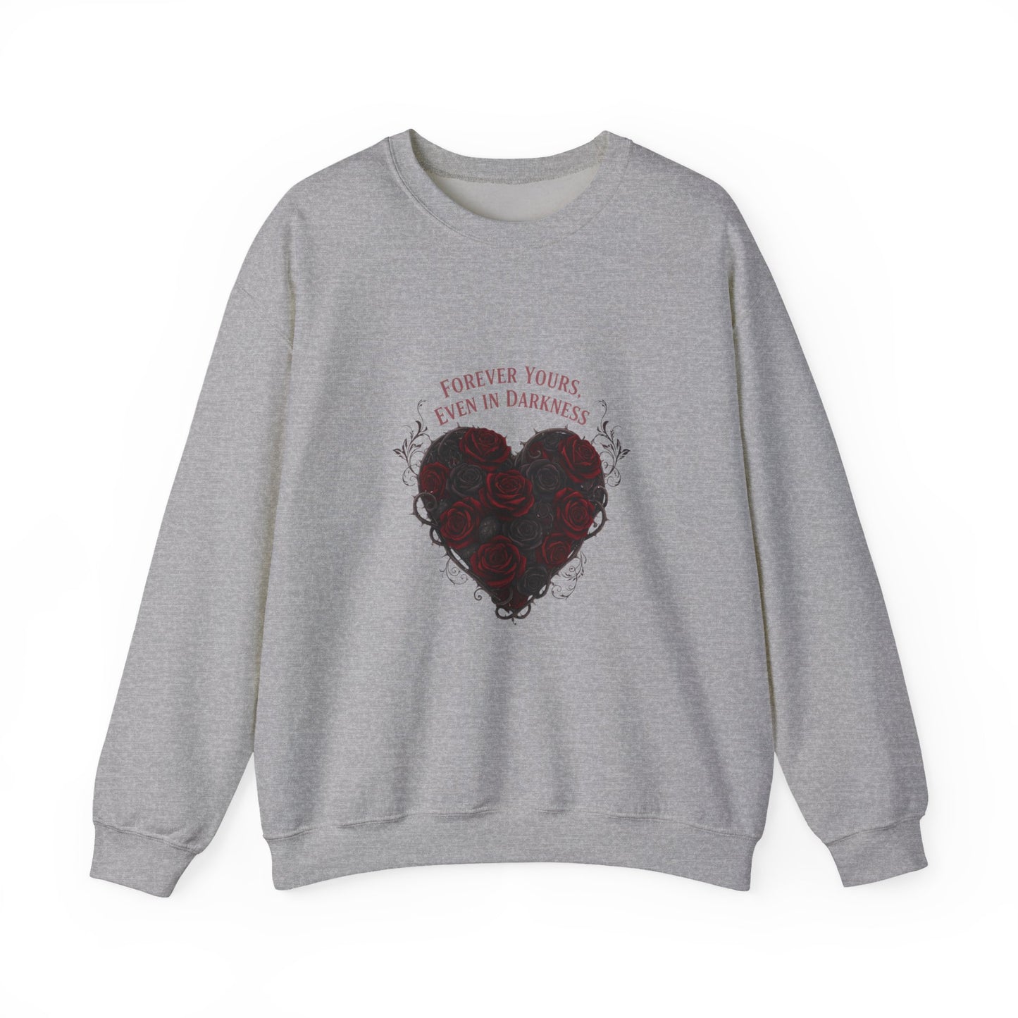 Forever Yours Heart Sweatshirt | goth valentine, dark romance