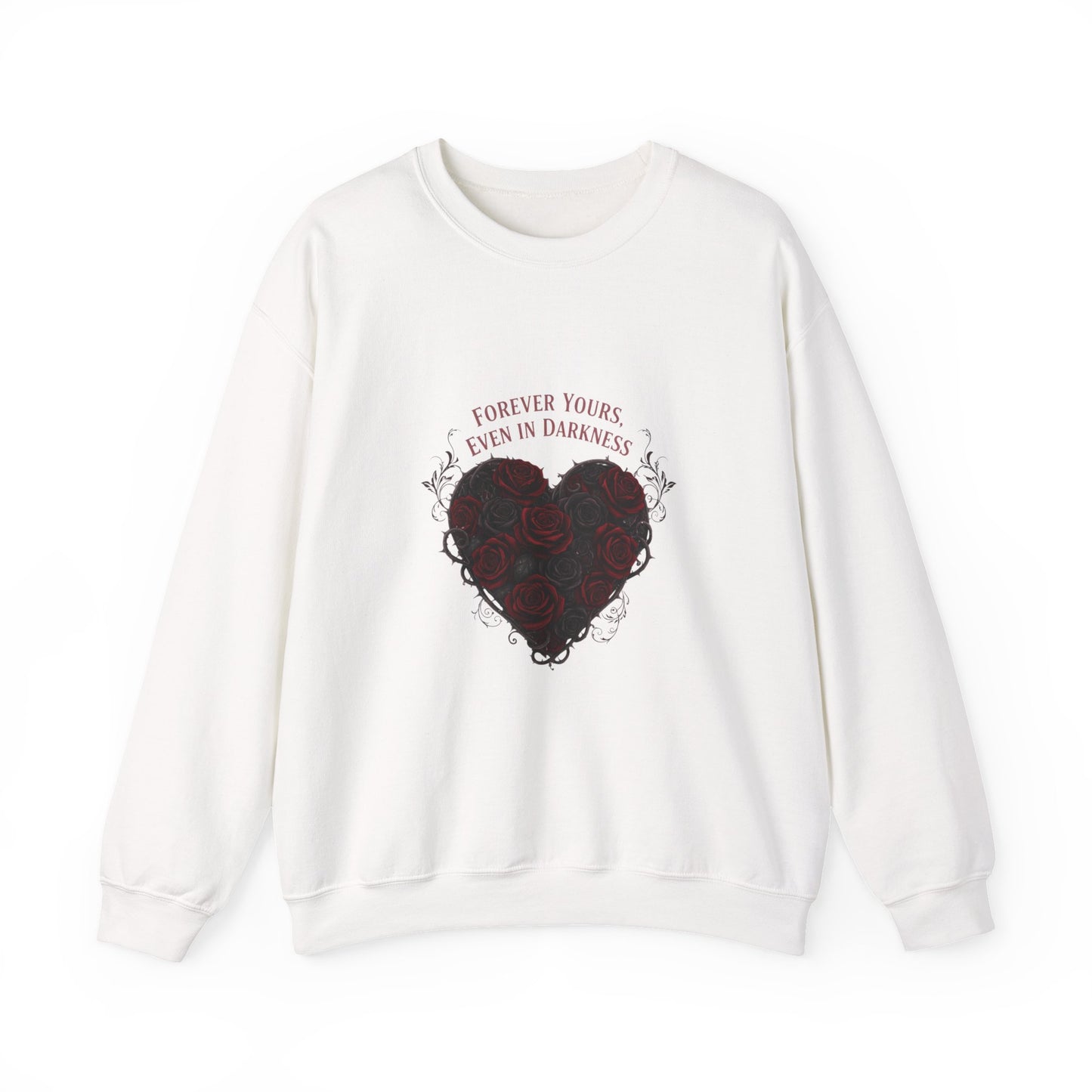 Forever Yours Heart Sweatshirt | goth valentine, dark romance