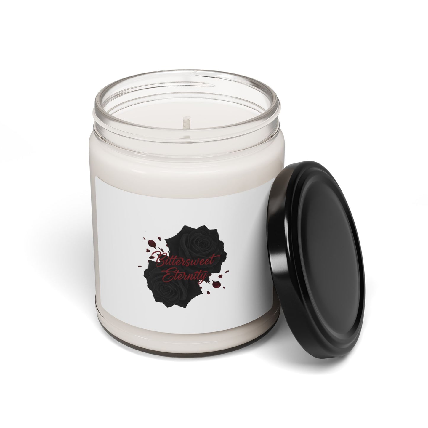 Black Rose Valentine Candle | Dark Romance, Goth Valentine Soy Candle