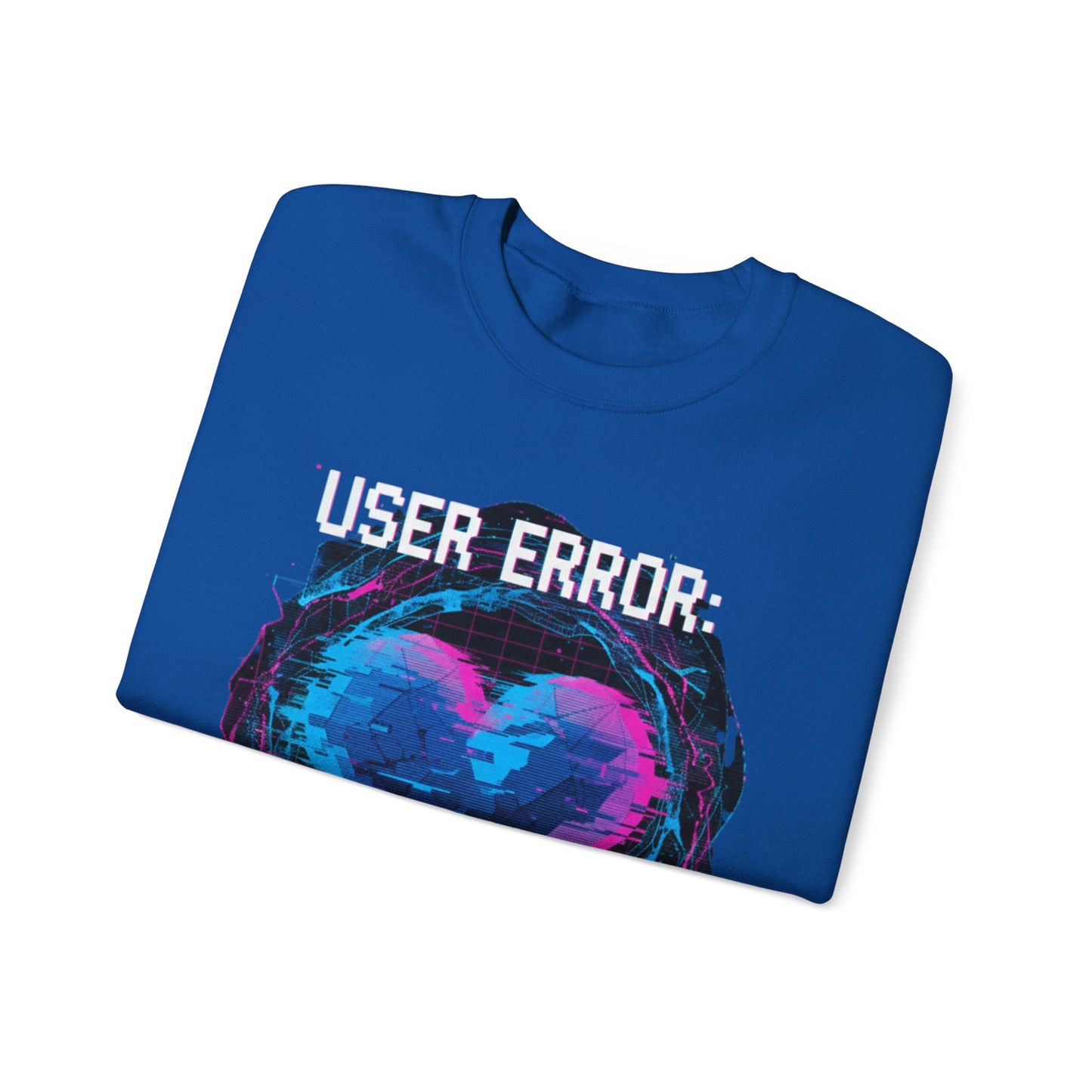 Glitch Heart Too Much Love Sweater | Vaporwave Retro Pixel Heart sweater