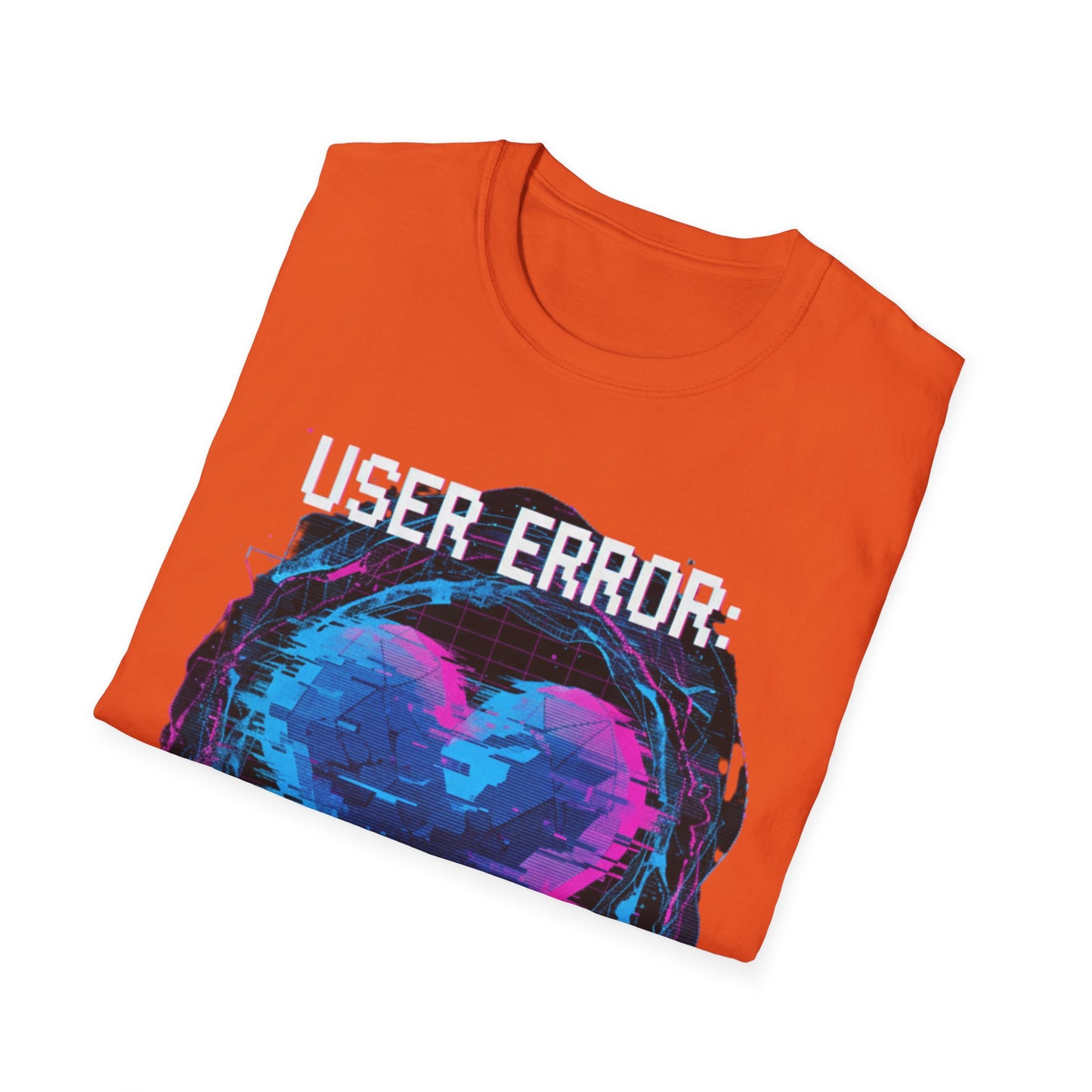 Glitch Heart Too Much Love T-Shirt | Vaporwave Retro Pixel Heart Tee
