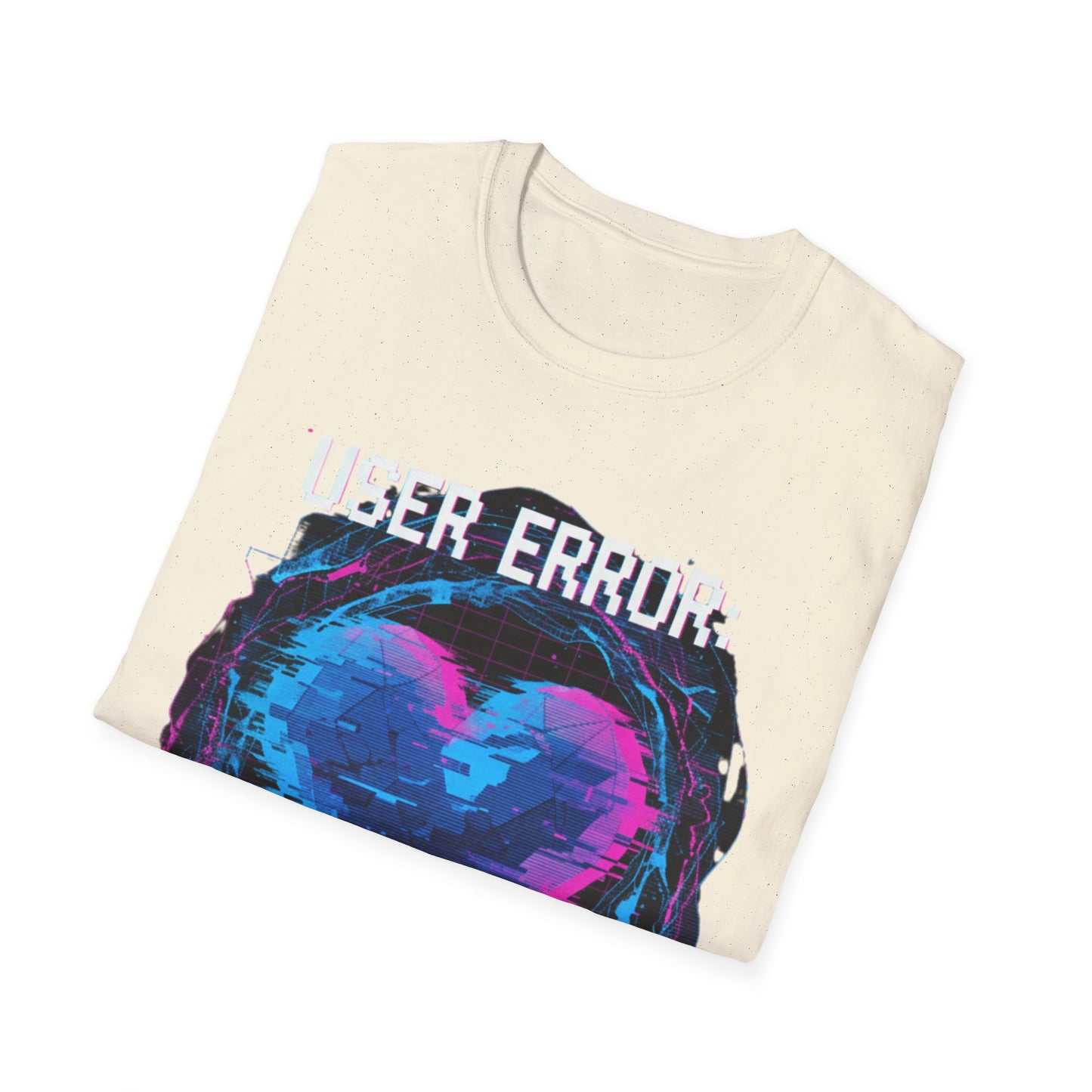 Glitch Heart Too Much Love T-Shirt | Vaporwave Retro Pixel Heart Tee