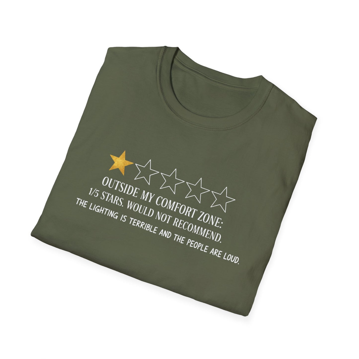 Outside My Comfort Zone Unisex Softstyle T-Shirt