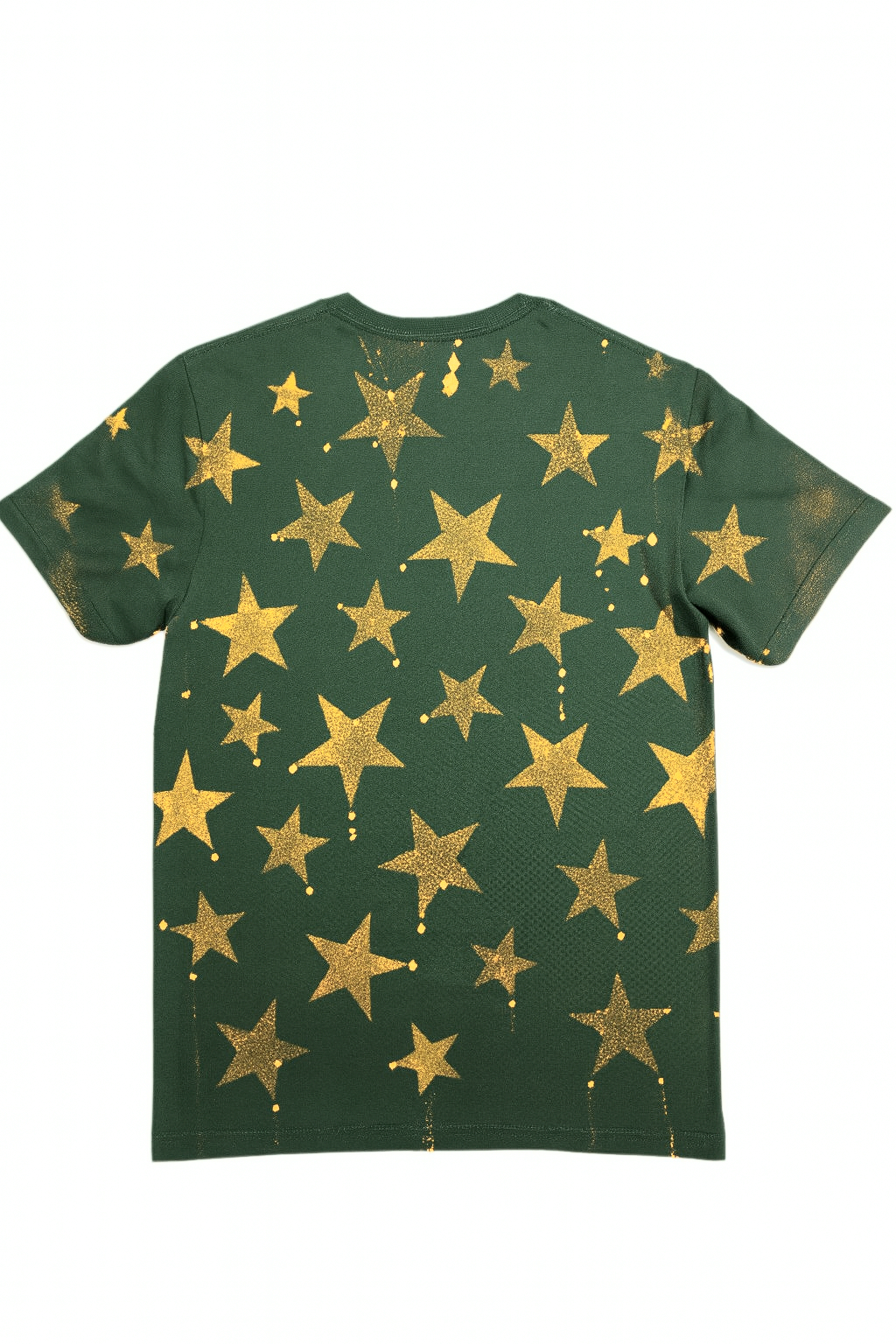STOZO hand-styled t-shirt in Cosmic Evergreen color - back view
